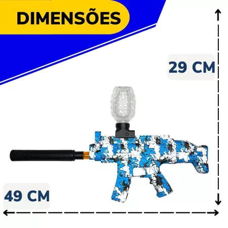 Arma Metralhadora blaster Lança Bolinhas De Gel Elétrica Pistola de gel blaster